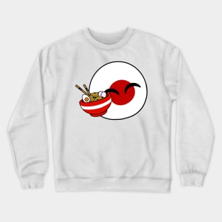 japanball and food chibi Crewneck Sweatshirt